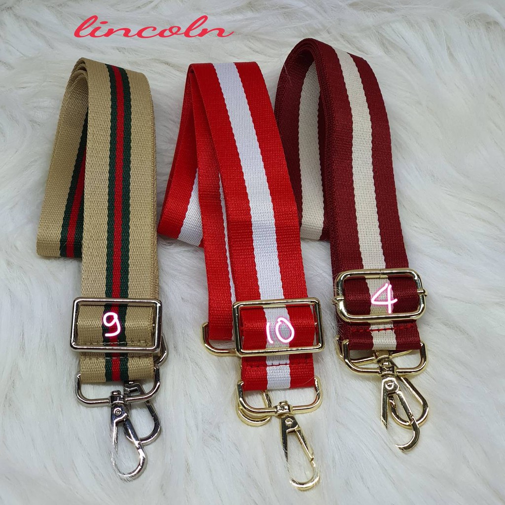 bagstrap fashion canvas 4 cm tali tas selempang strap tas panjang lincon