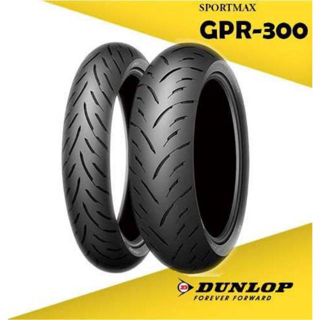 Paket Sepasang Dunlop Sportmax GPR300 120/70-17 & 160/60-17