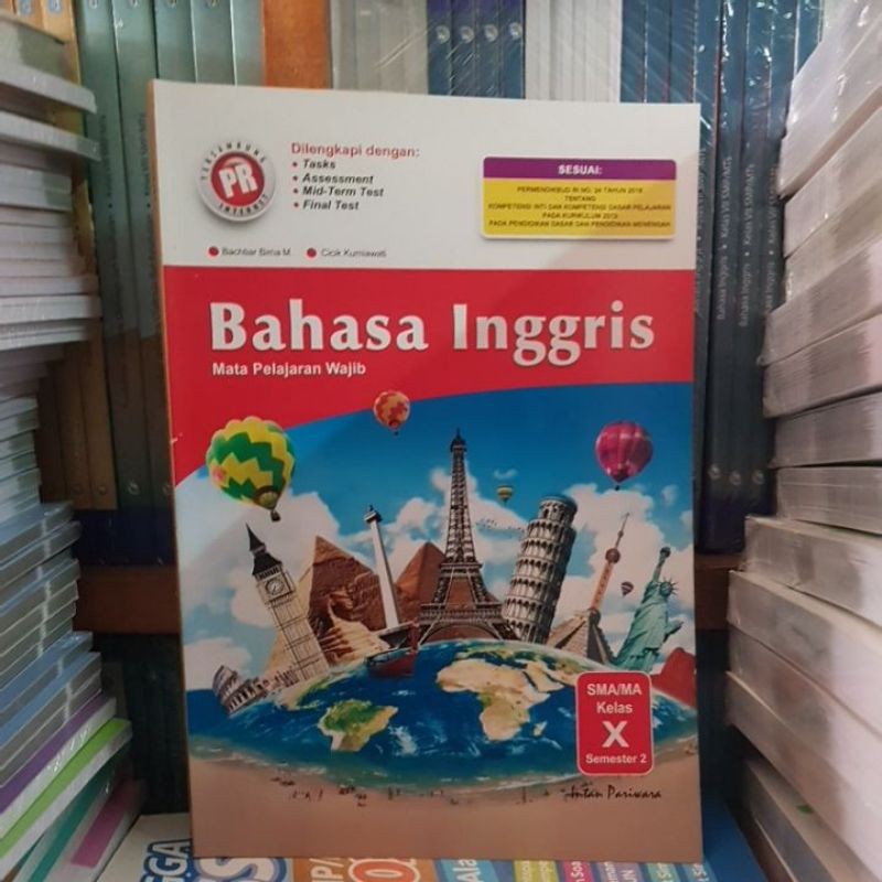 Buku PR Bahasa Inggris Kelas X Semester 2 Intan Pariwara
