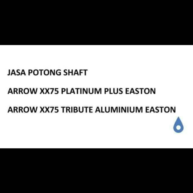 Jasa potong  shaft - arrow carbon one