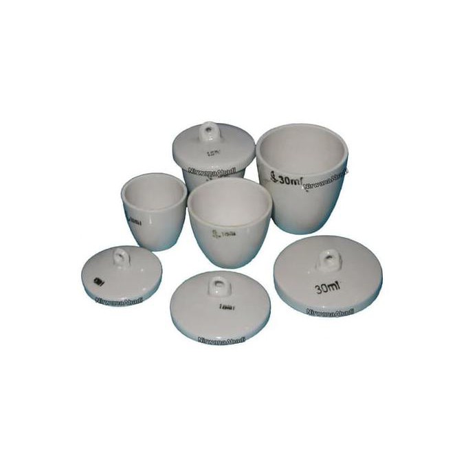 Unik Cawan Kursible 30ml Porselin | Crucible Porcelain - RRT Murah