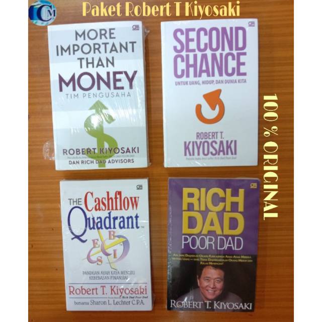 Koleksi Buku Robert T Kiyosaki Rich Dad Poor Dad Cash Flow Quadrant Shopee Indonesia