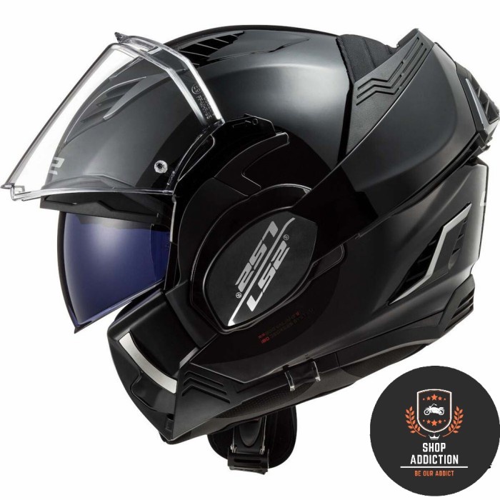 LS2 VALIANT II NOIR BLACK MATT | HELM MODULAR | ORIGINAL | SNI | LS2