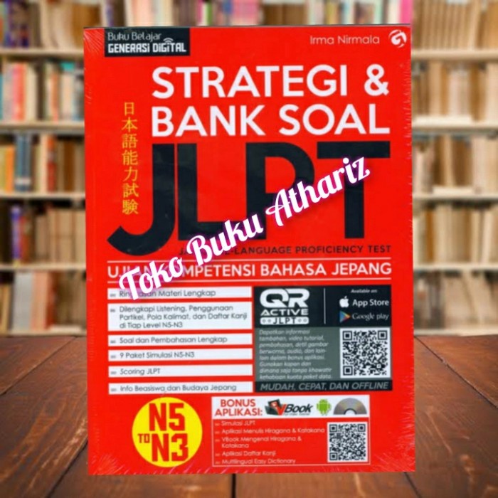 

❤BISA COD❤ Buku Strategi dan Bank Soal JLPT N5 to N3