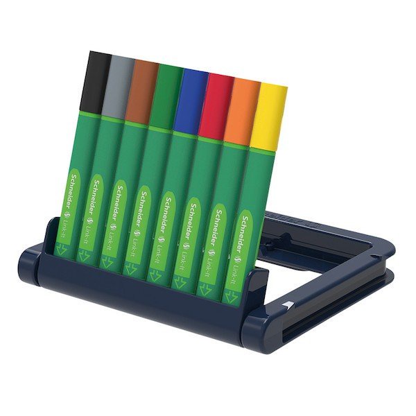 

Schneider fibrepen assorted adjustable pencil case stand link LT 8 16 warna