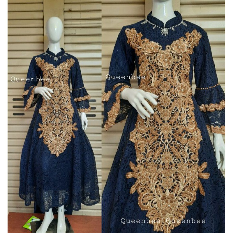 Gaun mewah bordir citra kirana series 99 original queenbee by rapunzel