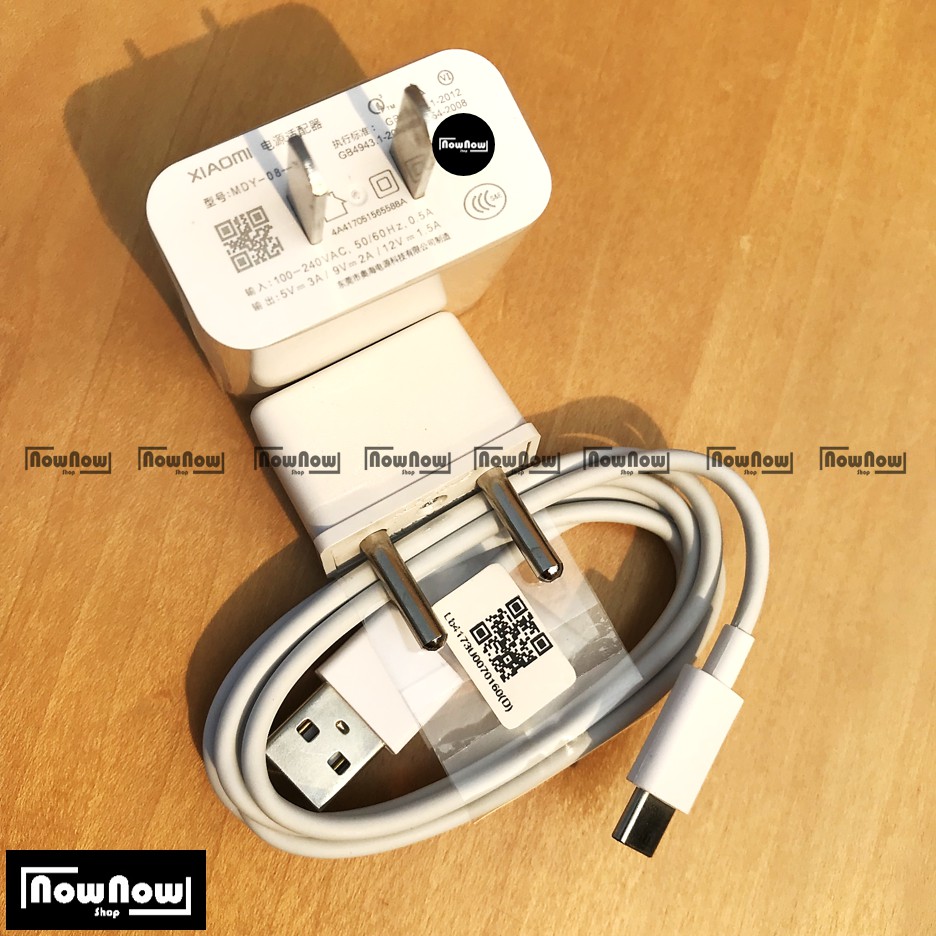 Charger Casan XiaoMi Type C 3A Fast Charging Mi4C Mi5 Mi5S Mi5X Mi6 Plus - MDY-08-ES Original Tipe C