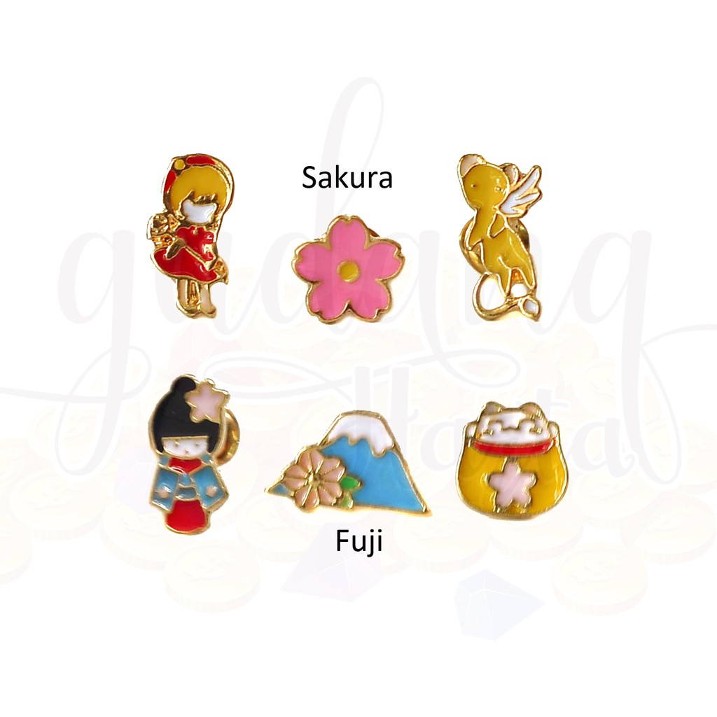 Anting Stud Cardcaptor Sakura Kero Japan Lucu Cat Kucing Isi 3 Unik GH 203671