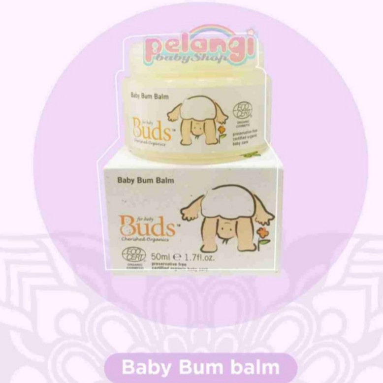 Buds Organics BCO - Baby Bum Balm 50ml - Krim Ruam Popok Organik