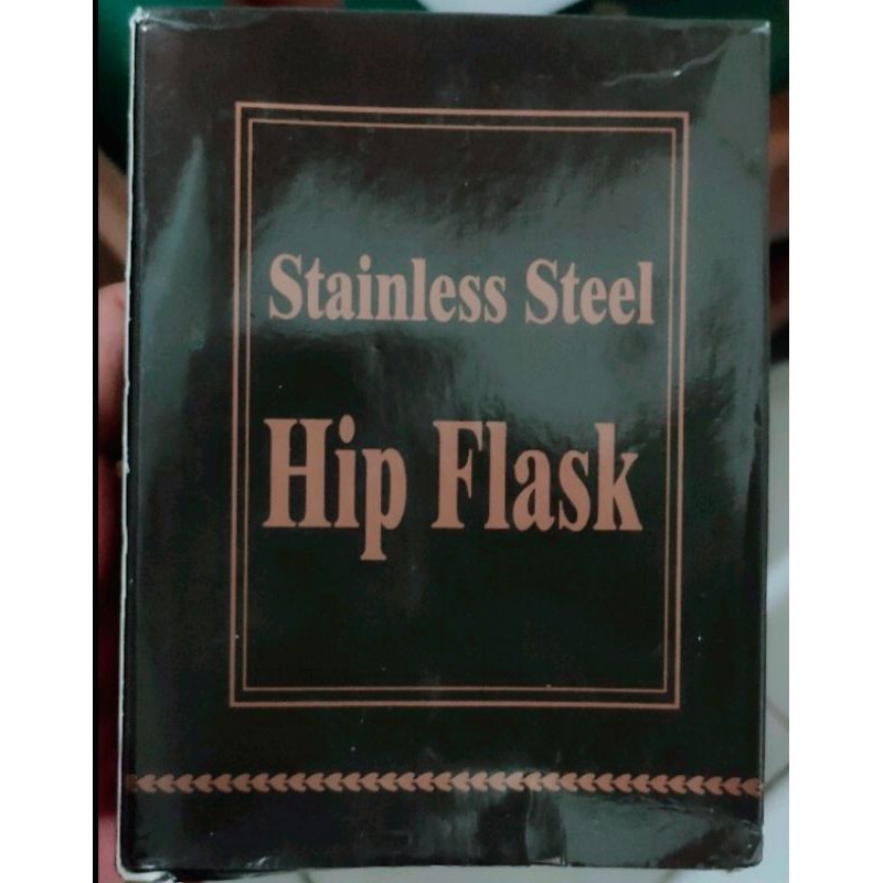 (TER_UNiK)Botol Minum unik Stainless Steel bentuk bir Hip Flask 7 Oz-8