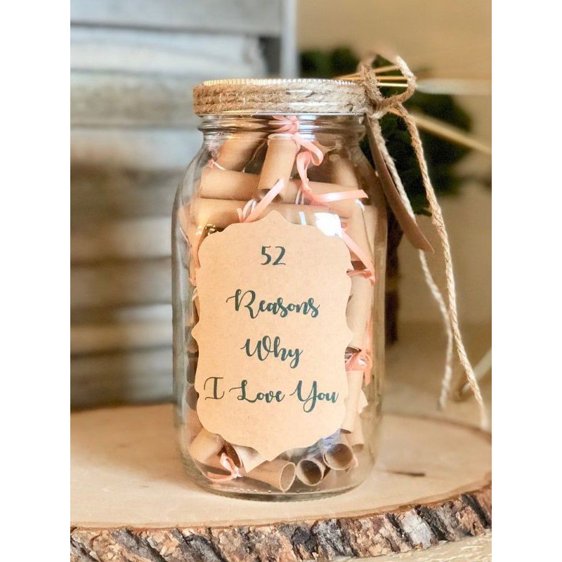 

[toocute.id] REASONS WHY I LOVE YOU IN JAR GIFT JAR HADIAH JAR HADIAH PACAR DIY GIFT