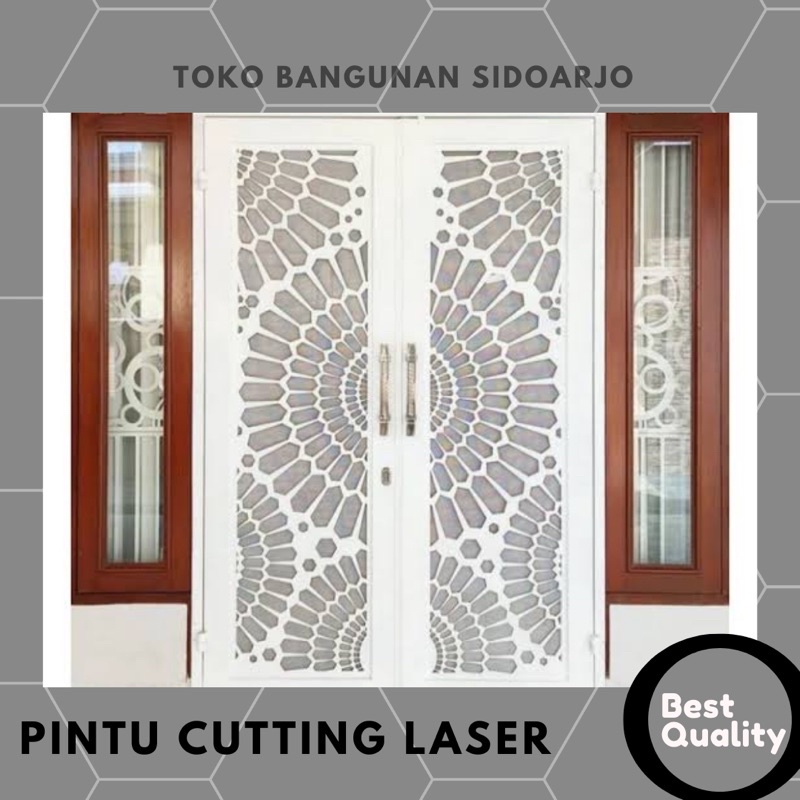 Jual Pintu Rumah Cutting Laser Modern Pintu Ruko Pintu Pengaman Pintu ...