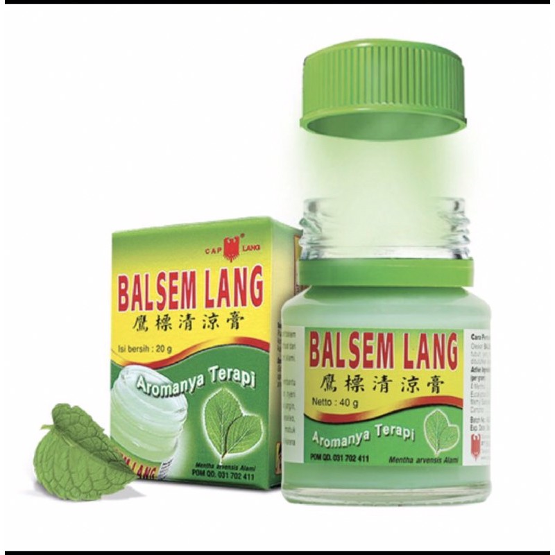 Balsem LANG 40 gr Aromanya Terapi Aromatic Soothing Balsem gosok nyeri sendi