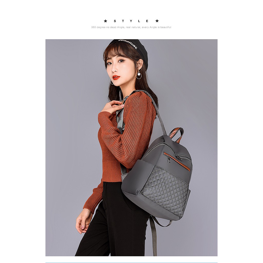 FASH 3637 Tas Import Ransel Wanita Besar