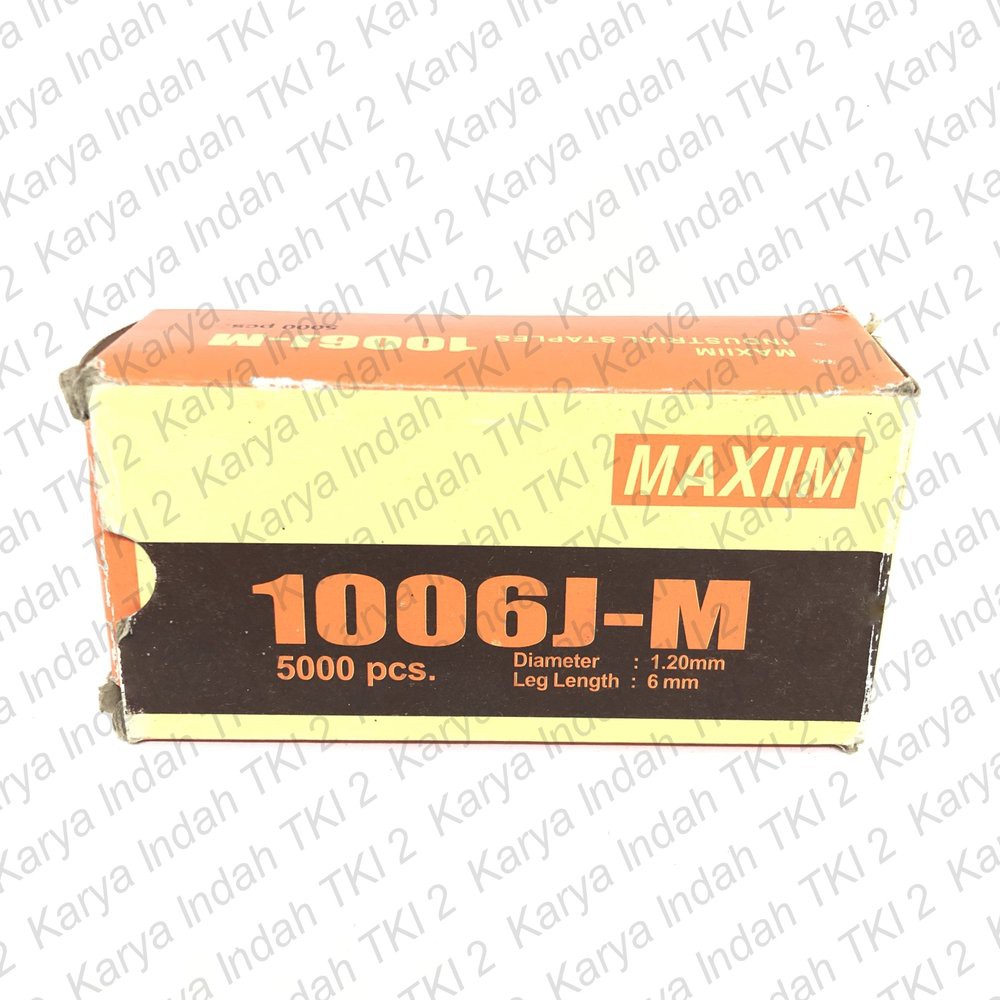 

Isi Staples Tembak 1006J 6 mm MAXIM Stapler Gun 1006 J 6mm 5000Pcs