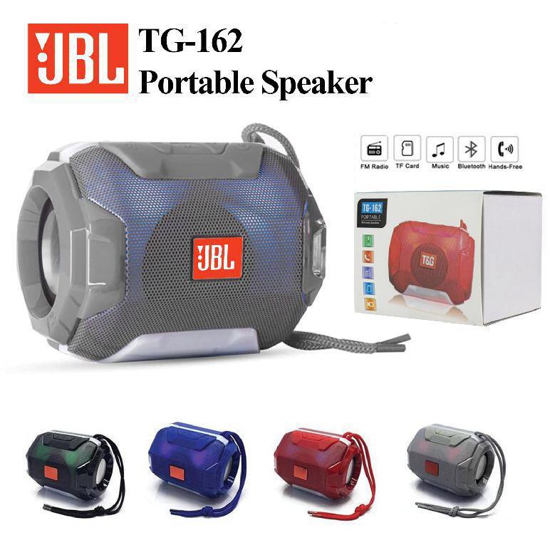 PJ - Speaker Bluetooth 162 + LED Super Bass - TG162 Subwoofer Kanan Kiri