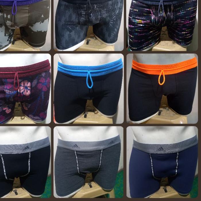 [Terlaku...]CD Boxer pria Kekinian Celana Dalam Boxer Motif Underwear Sempak Pria Bertali
