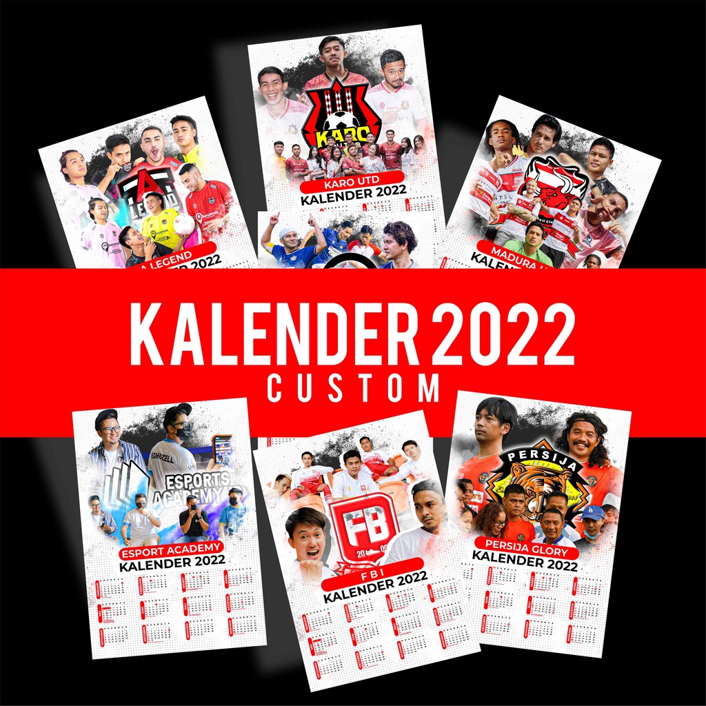 

KALENDER CUSTOM 2022 KEREN uk. A3+ (PAKAI FOTO SENDIRI)