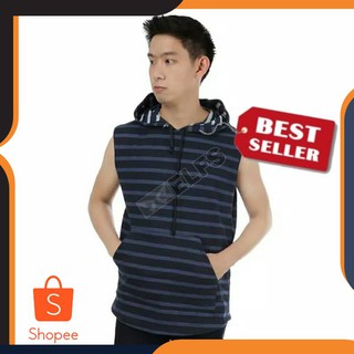KAOS Baju pria singlet hoodie full salur T shirt lengan KAOS Baju pria singlet hoodie full salur T shirt lengan
