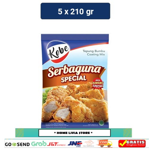

Kobe Tepung Bumbu Special 210 gr x5