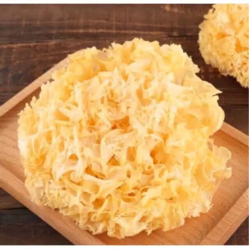 Jamur es / bong ni KUALITAS BAGUS warna cenderung kuning 100gr