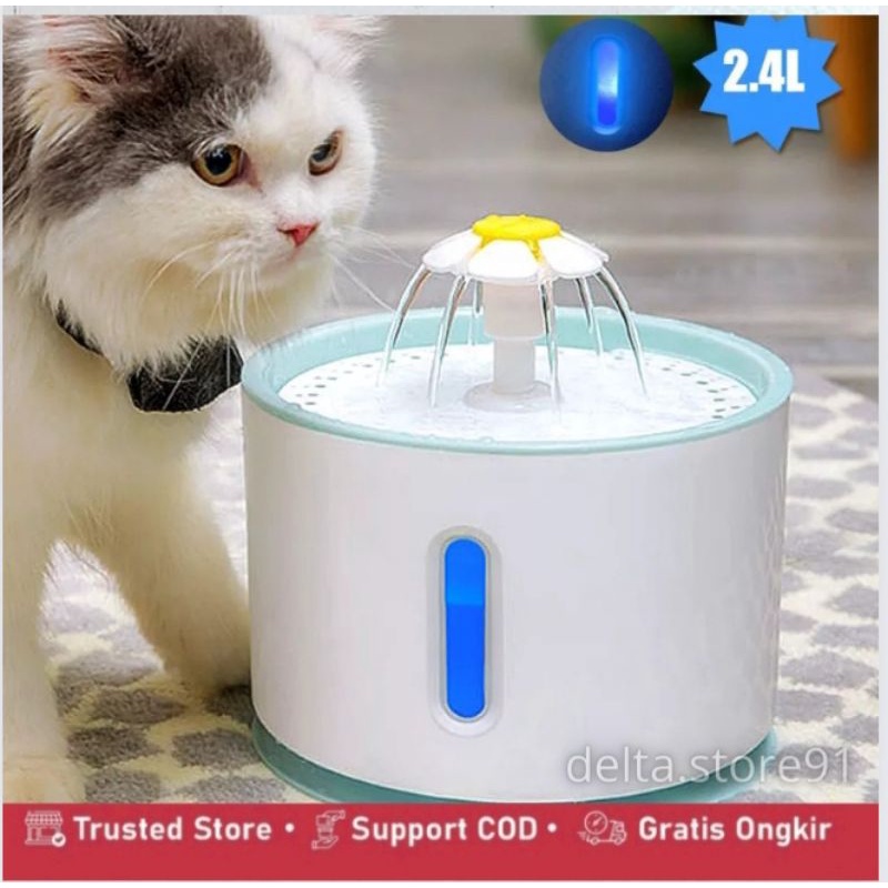 Tempat Minum kucing | dispenser minuman otomatis | kotak minum kucing | pet dispenser