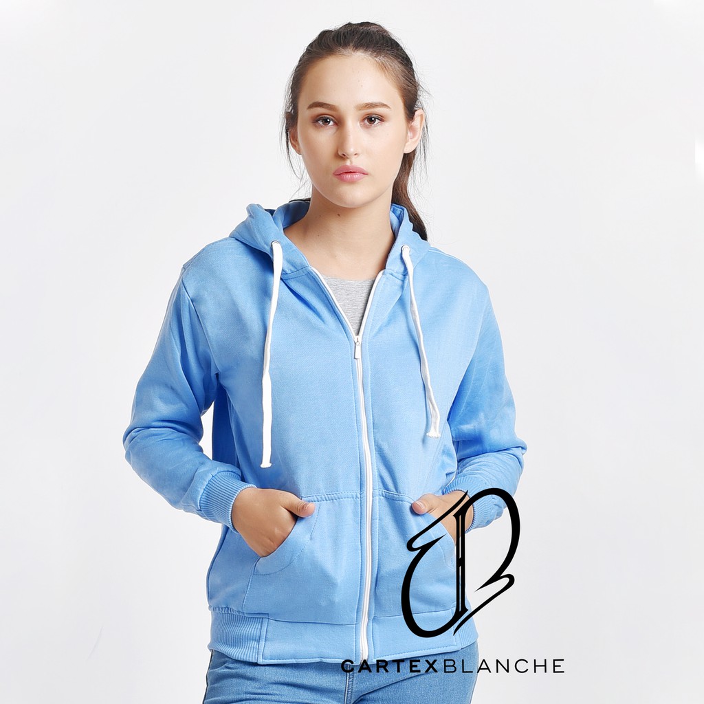 light zipper hoodie