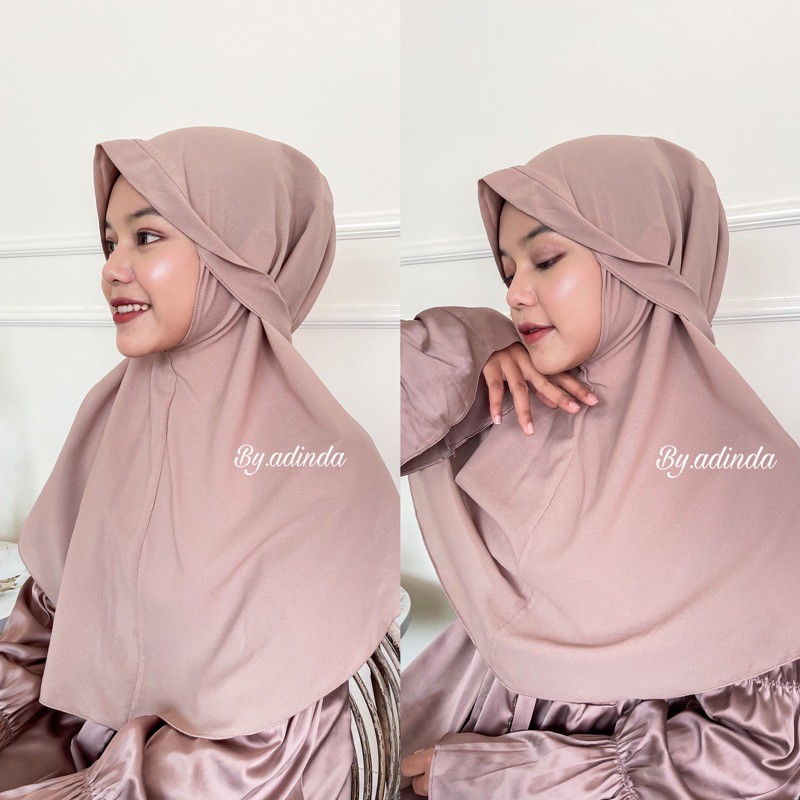 BERGO UMA Tali besar non pet diamond Hijab Jilbab Instant maryam