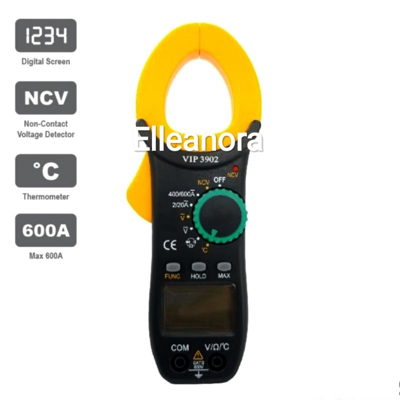 Digital Tang Clamp Meter by Heles VIP 3902