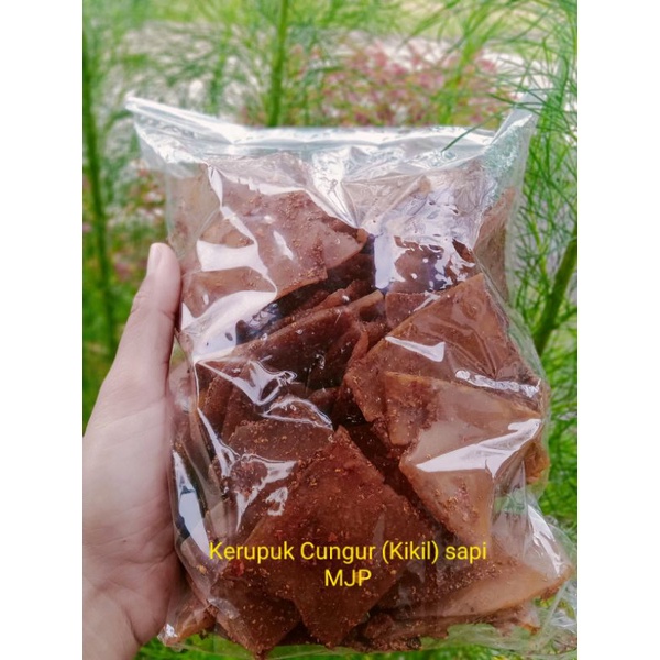 

Kerupuk Cungur (Kikil) sapi khas Garut