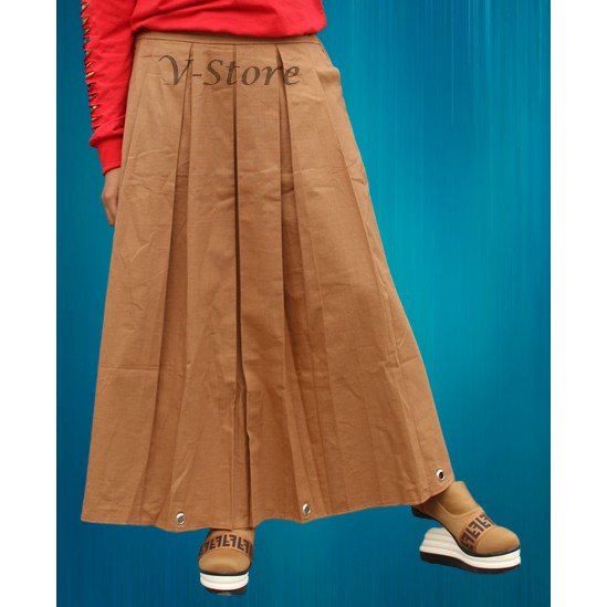 Rok Ring Panjang Rok Wanita Rok Kerja Modis Wanita Warna Mocca Rok Wanita Model Numia Skirt