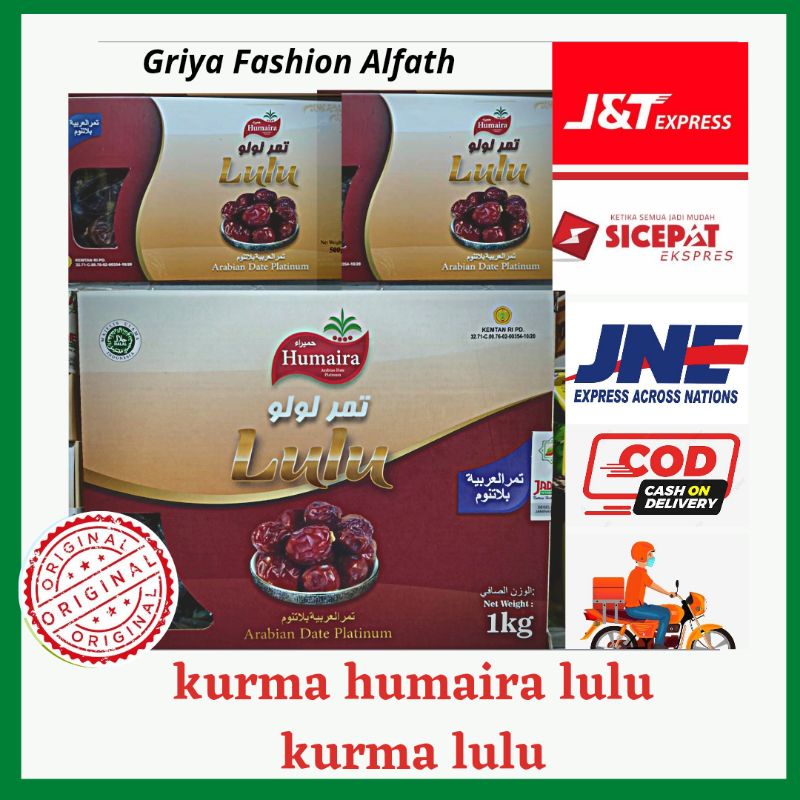 kurma humaira lulu | kurma lulu | kurma humaira lulu 500gr & 1kg