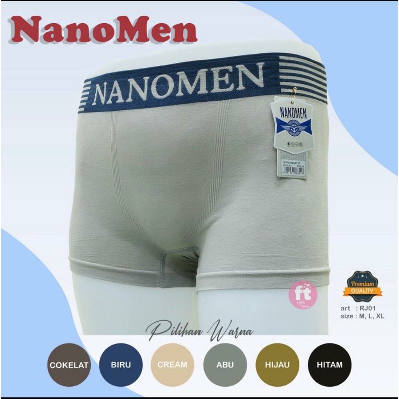 MADELON - Celana Dalam Boxer Pria Madelon Bahan Katun Rajut -  Nanomen