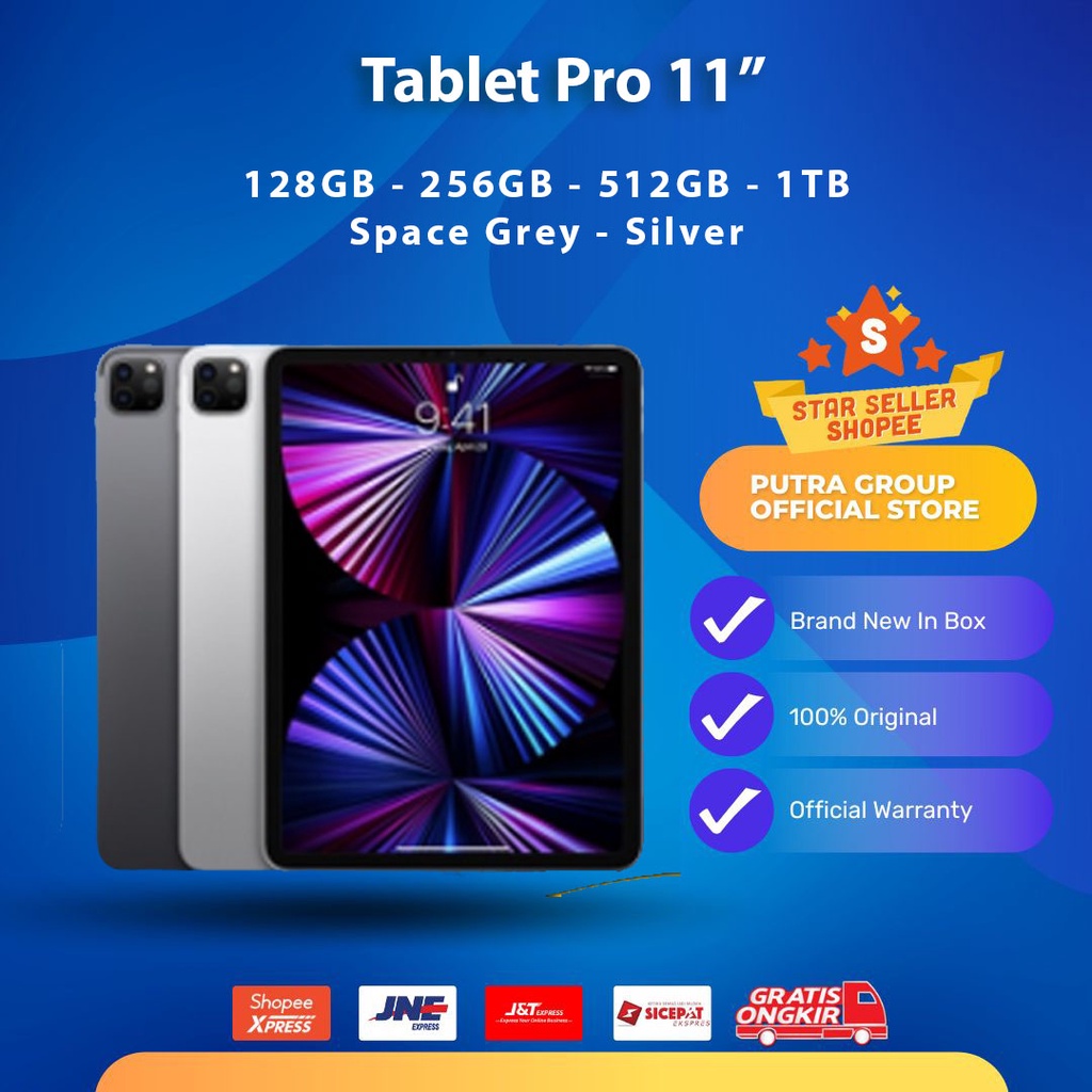 Tabledd Pro 11&quot; inch M1 128GB 256GB 512GB 1TB 2TB WIFI 5G Grey Silver