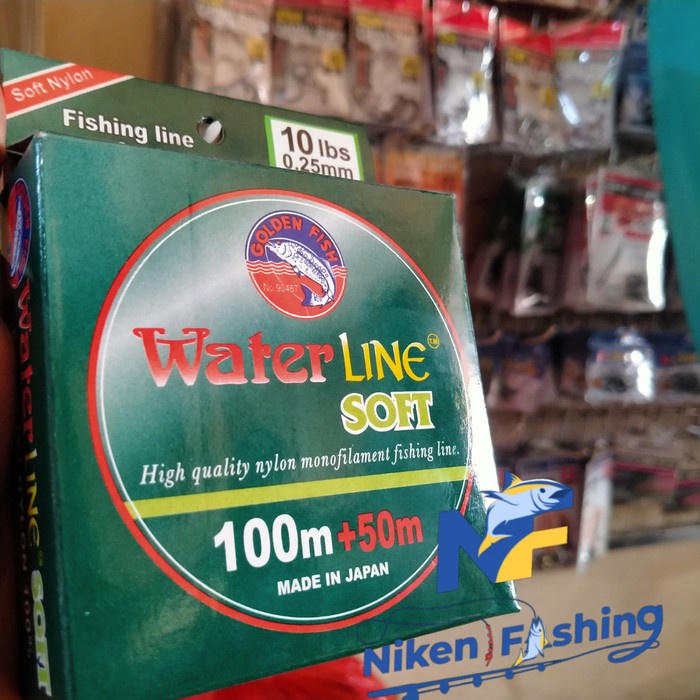 Senar Pancing Golden Fish Water Line Soft