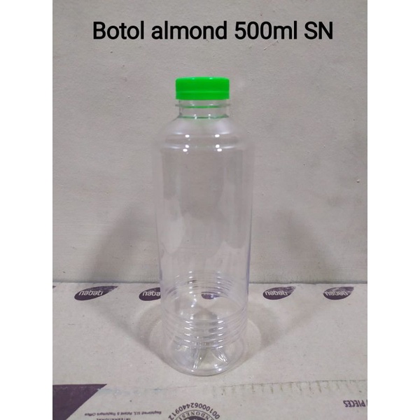 Botol almond 500 ml // botol pet 500 ml // botol minuman