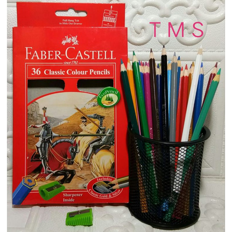 

Pensil Gambar Faber Castell 36 warna Classic