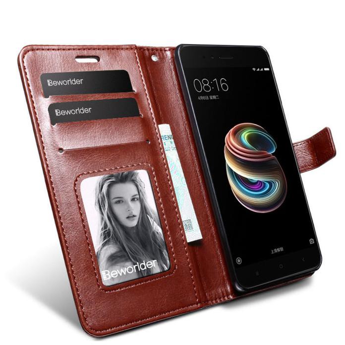 SARUNG HP / CASE HP XIAOMI MI A1 MI 5X MIA1 MI5X HP DOMPET LEATHER FLIP COVER WALLET VI1669 GOP20