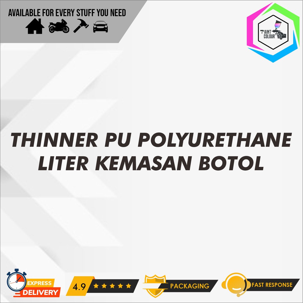 Thinner PU (Polyurethane) Liter Ecer Kemasan Botol