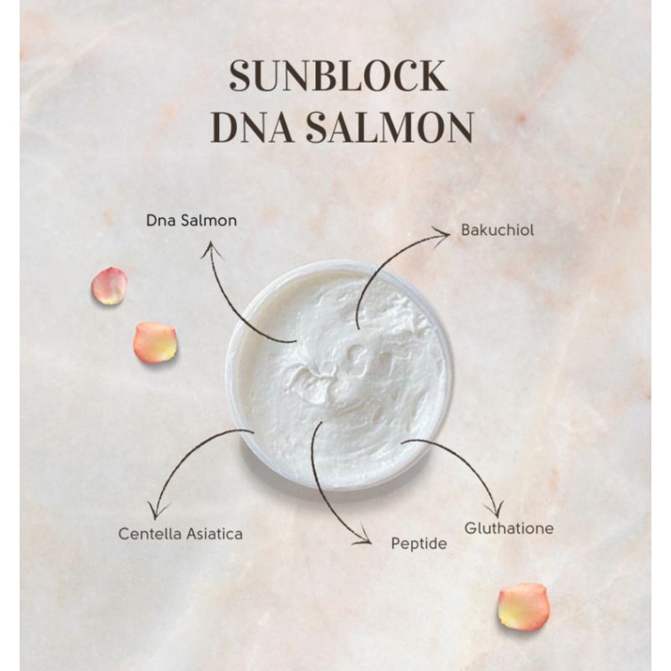 SUNSCREEN OR SUNBLOCK DNA SALMON SPF 30 with BAKUCHIOL