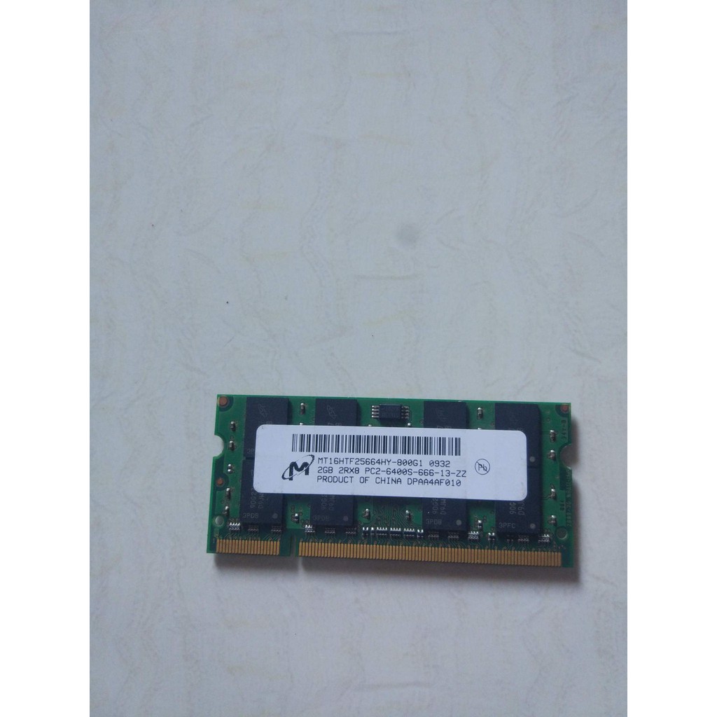Ram laptop 2gb ddr2