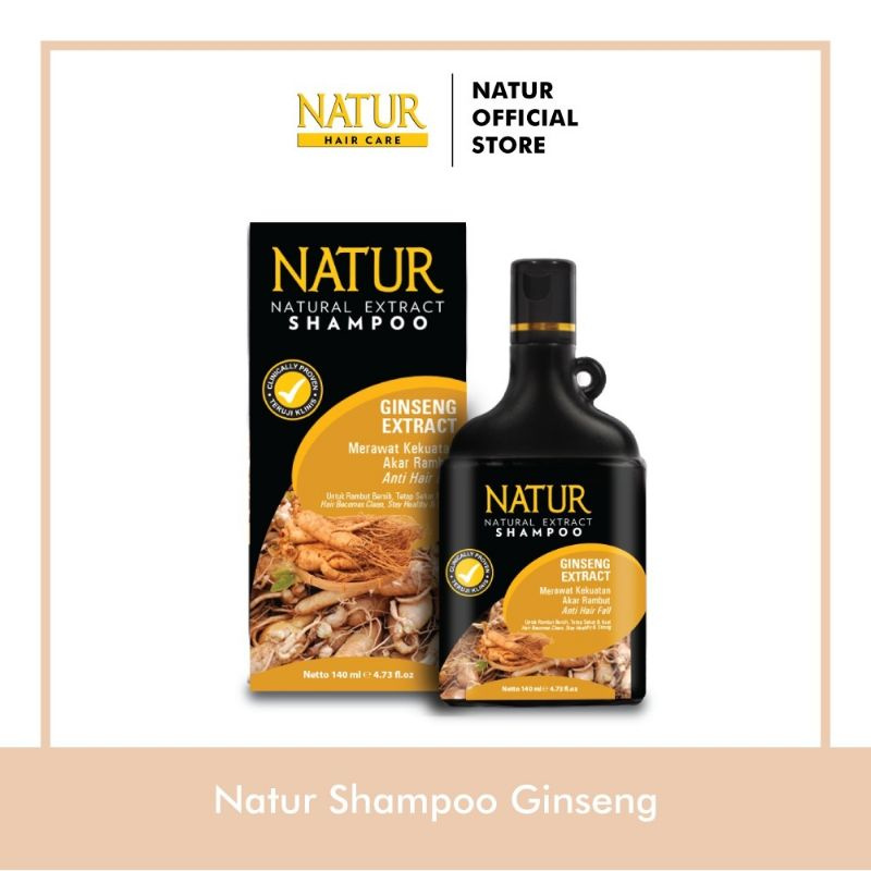 SAMPO ANTI RONTOK KETOMBE NATUR SHAMPOO GINSENG 140ML ORIGINAL BPOM