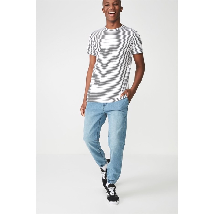 Celana Jogger Pria Termurah Cotton On - Celana Jogger - Drake Cuffed Pant 11 - Blue, Xxs