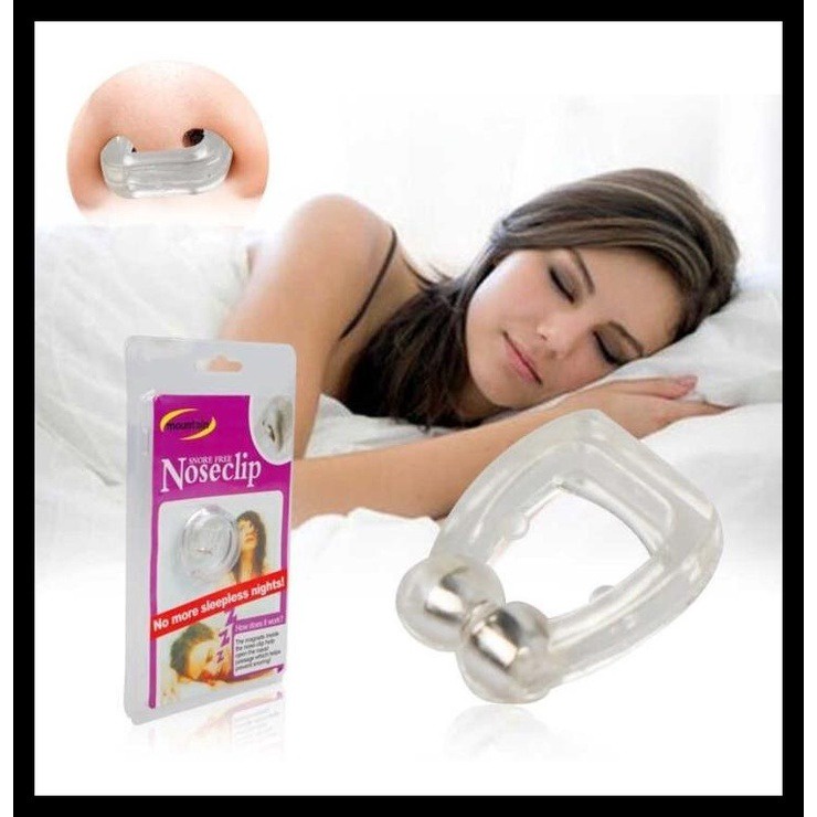 Snore Stopper Nose Clip With Magnetic Alat Anti Ngorok Anti Dengkur Original