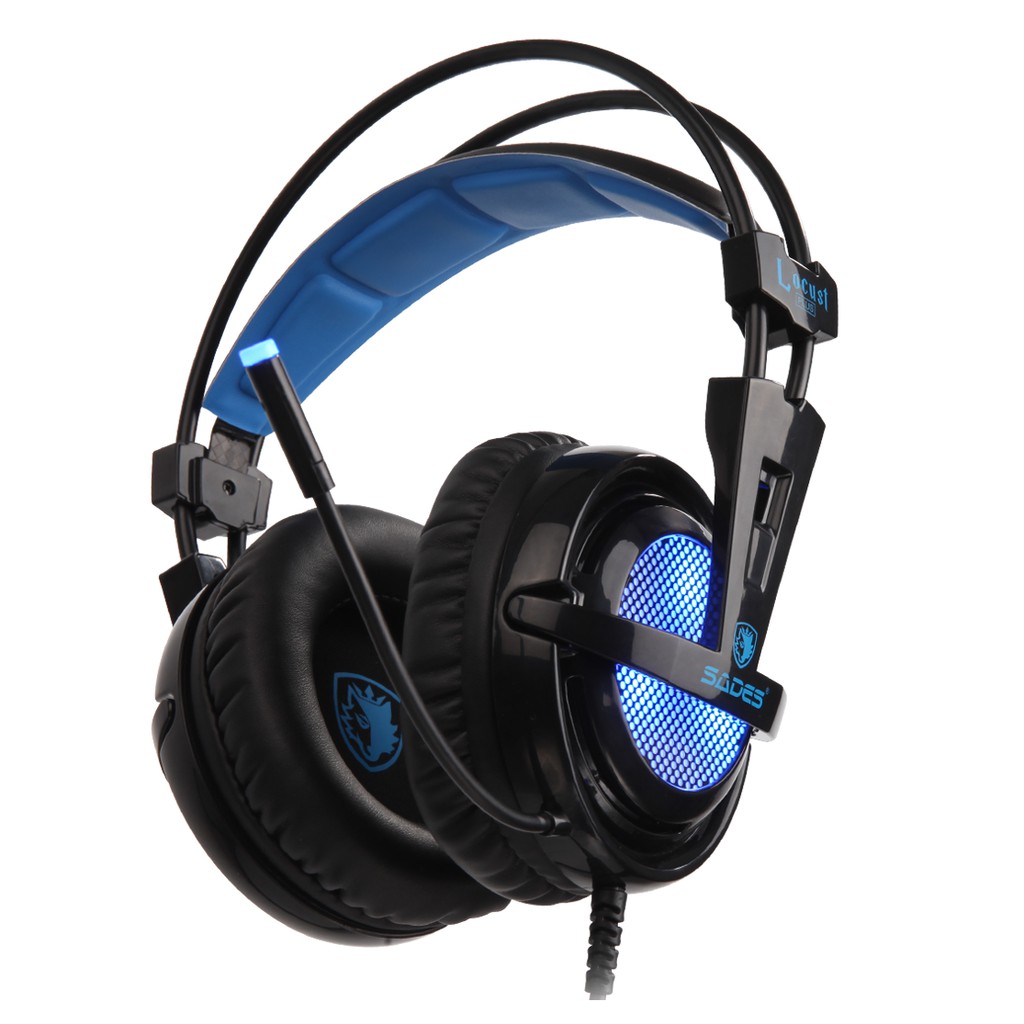 Headset Gaming Sades Locust Plus RGB