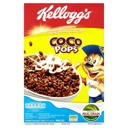 

KELLOGGS Coco Pop Cereal 400gr