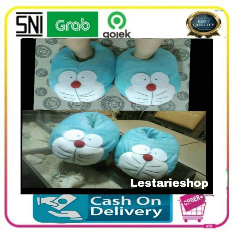 SANDAL RUMAH KAMAR DALAM RUANGAN ANAK DEWASA WANITA PRIA BONEKA KARAKTER DORAEMON