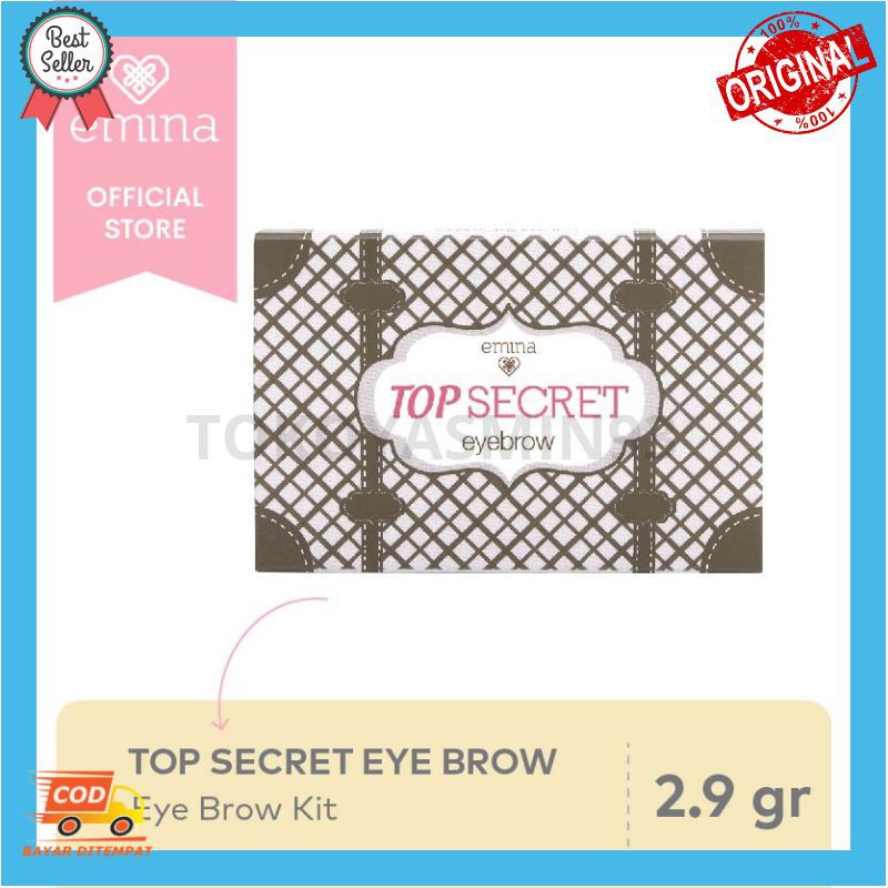 Emina Top Secret Eyebrow 2.9 g Murah