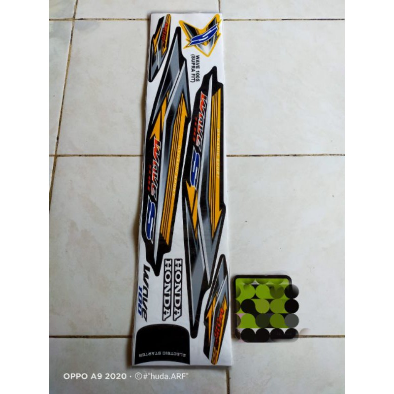 Striping Lis Sticker Vareasi Honda Supra X Supra fit Wave S 110 WaveS 110 Thailand