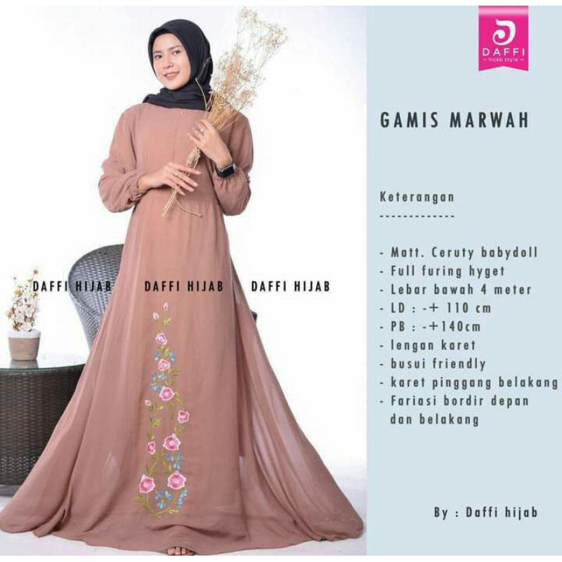 GAMIS MARWAH ORI Daffi Hijab